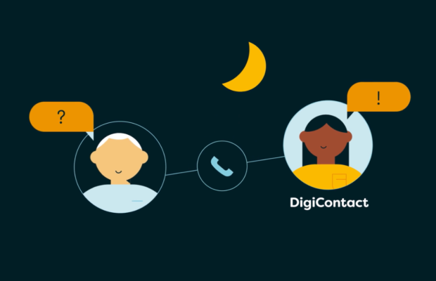 Animatie gesprek nacht